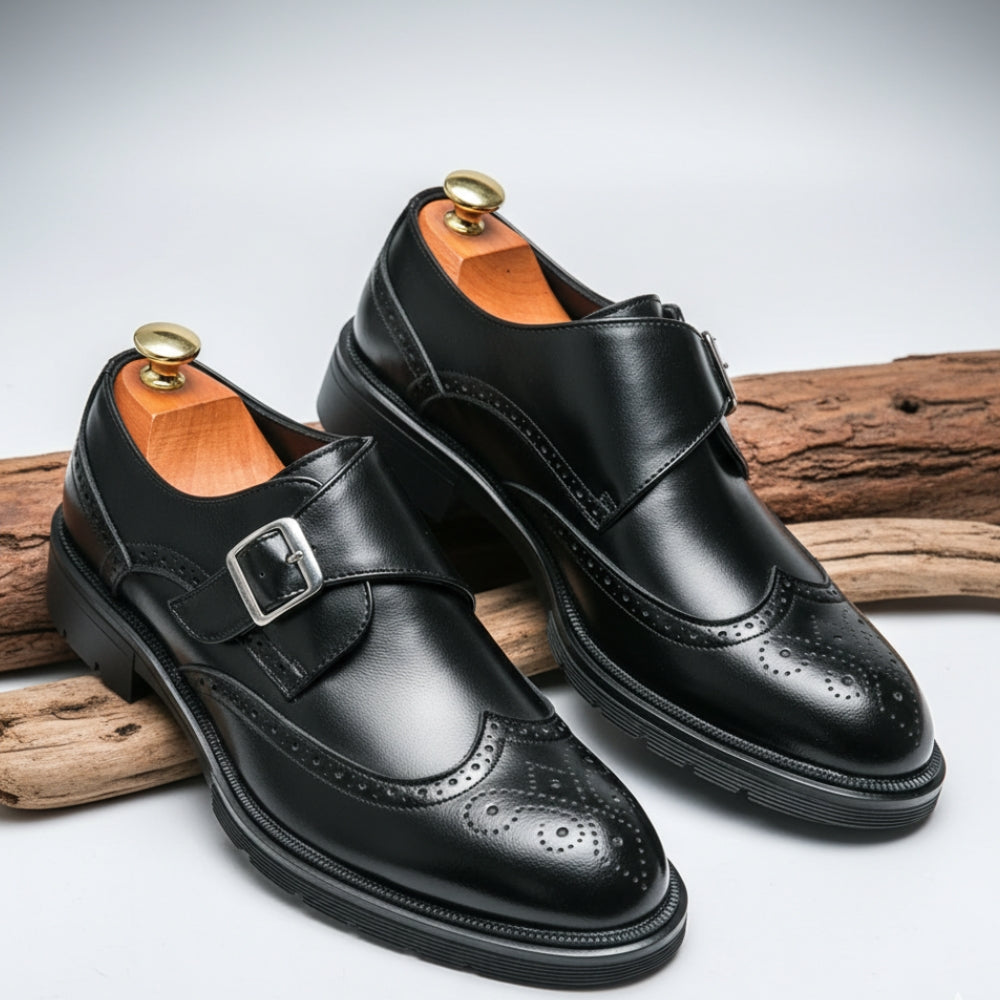 Montair Wingtip Monk Shoes