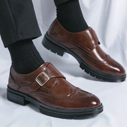 Montair Wingtip Monk Shoes