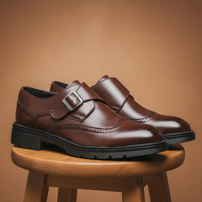 Montair Wingtip Monk Shoes