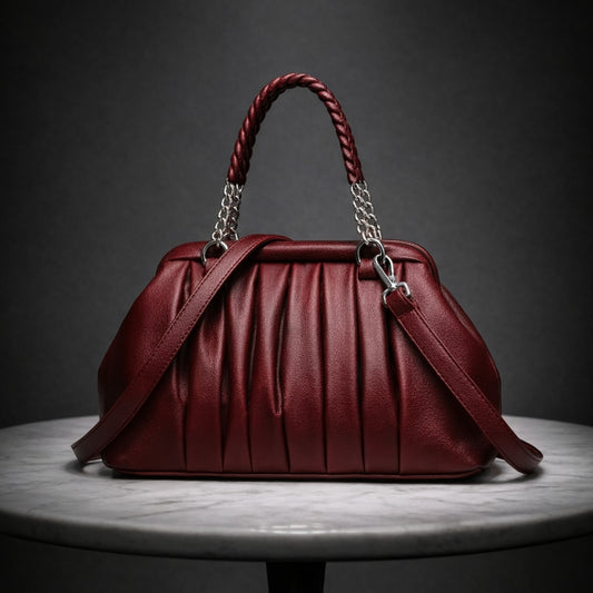 Élanne Pleat Handle Bag