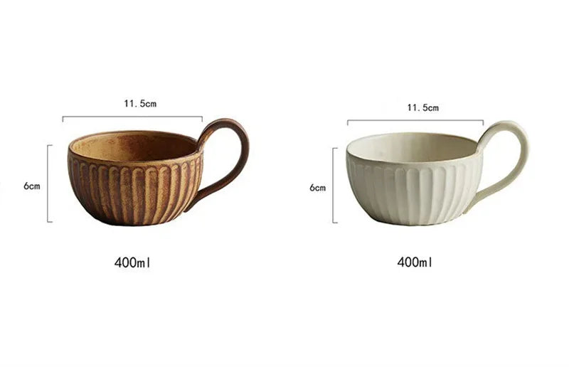 PORTLAND RIBBED MUG SET