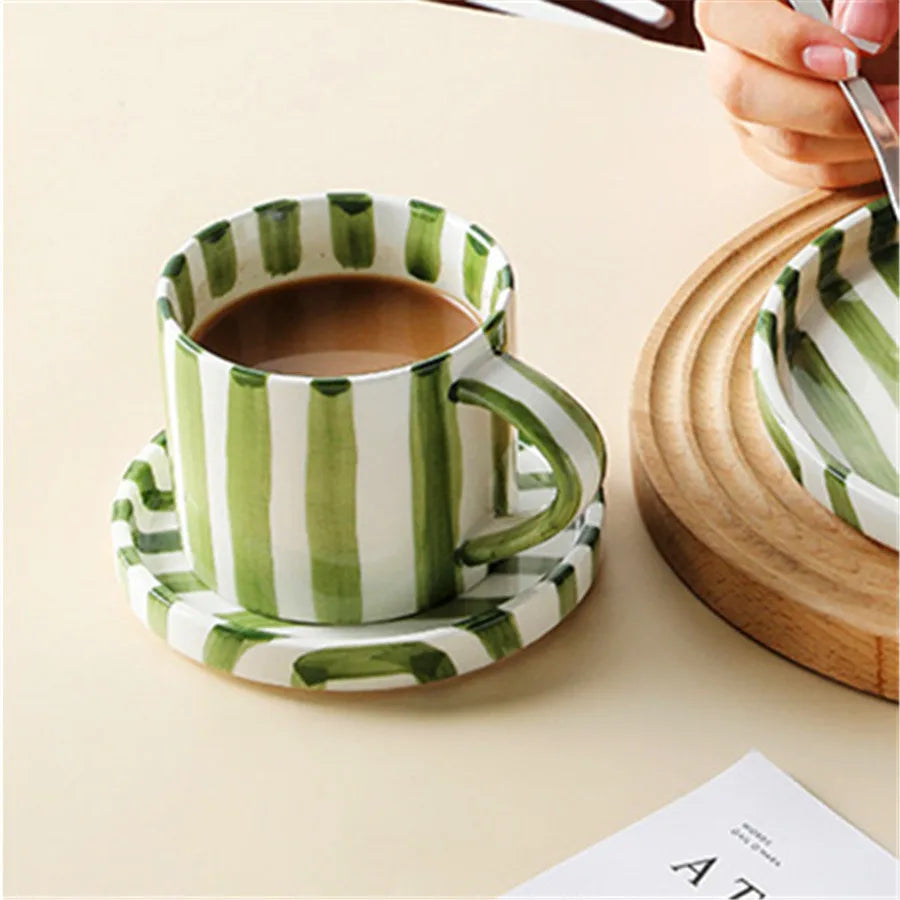 VIENNA STRIPED ESPRESSO SET