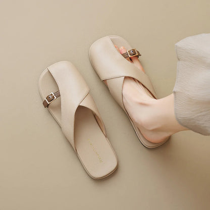 Nefari Crossover Sculpted Sandals