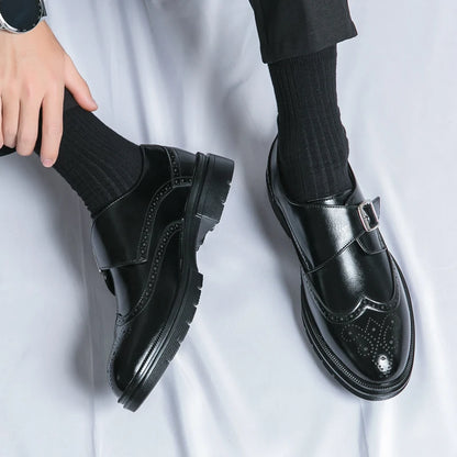 Montair Wingtip Monk Shoes