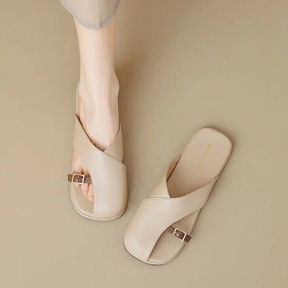 Nefari Crossover Sculpted Sandals