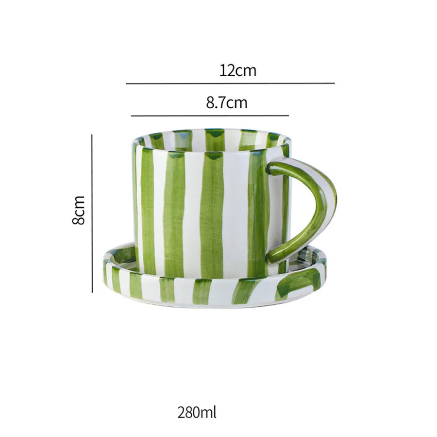 VIENNA STRIPED ESPRESSO SET