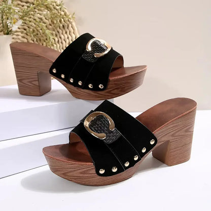 Carlena Block Heels
