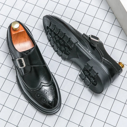 Montair Wingtip Monk Shoes